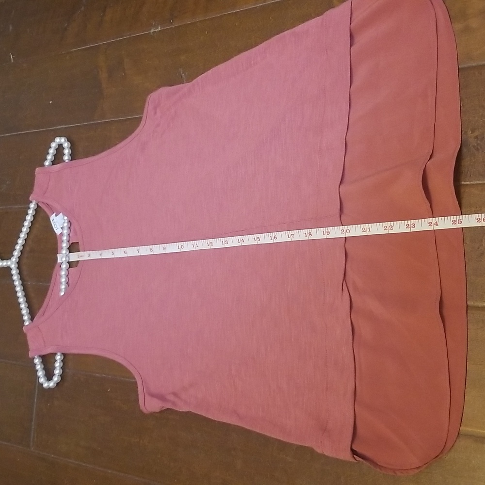 J. Crew Womens Mecrantile Flowy Sleevless Tank Top Dusty Rose Size Large - Picture 4 of 8